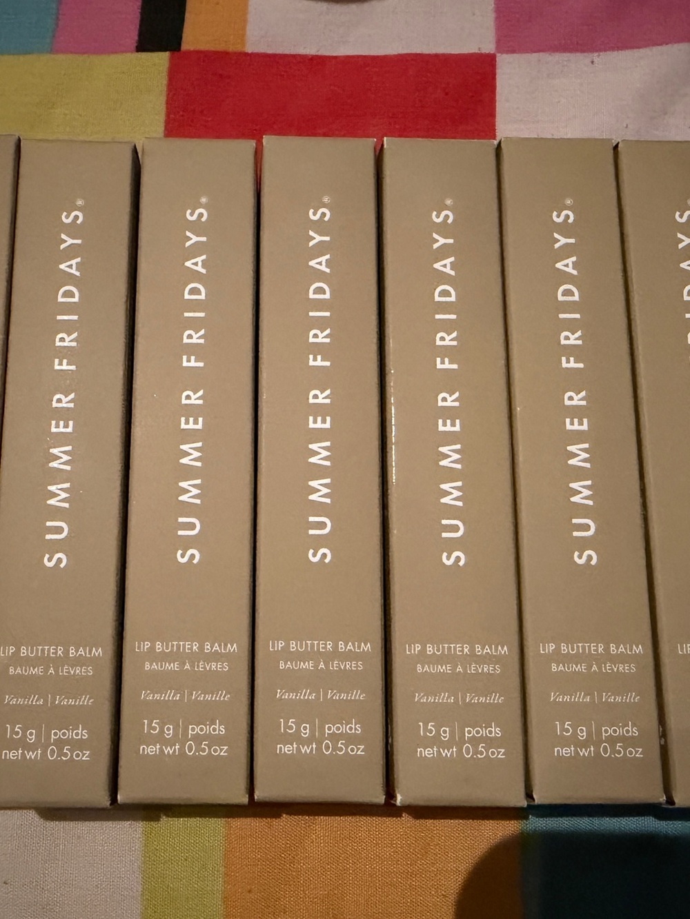 Summer Fridays Vanilla Lip Butter Balm – Beige Packaging Lip Balm Set